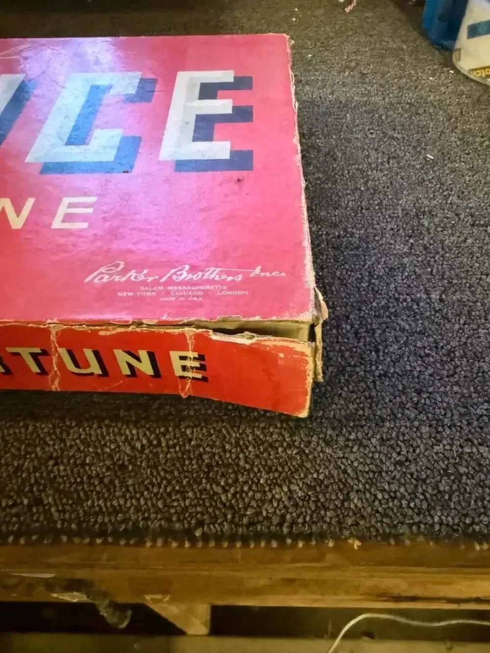 Game Of Finance And Fortune 1936 Board Game Parker Brothers Vintage